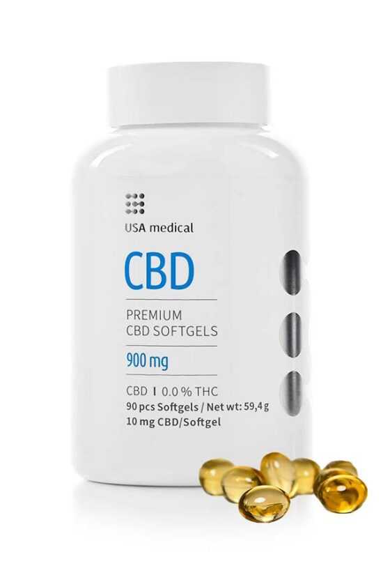 CBD kapsle 900 mg