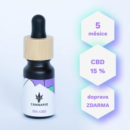 CBD předplatné Fullspectrum 15 % - 5 měsíců CBD předplatné Fullspectrum 15 % - 5 měsíců