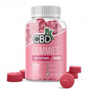 CBDfx Multivitamín pro ženy 1500 mg CBD Vegan Gummies (240 g)